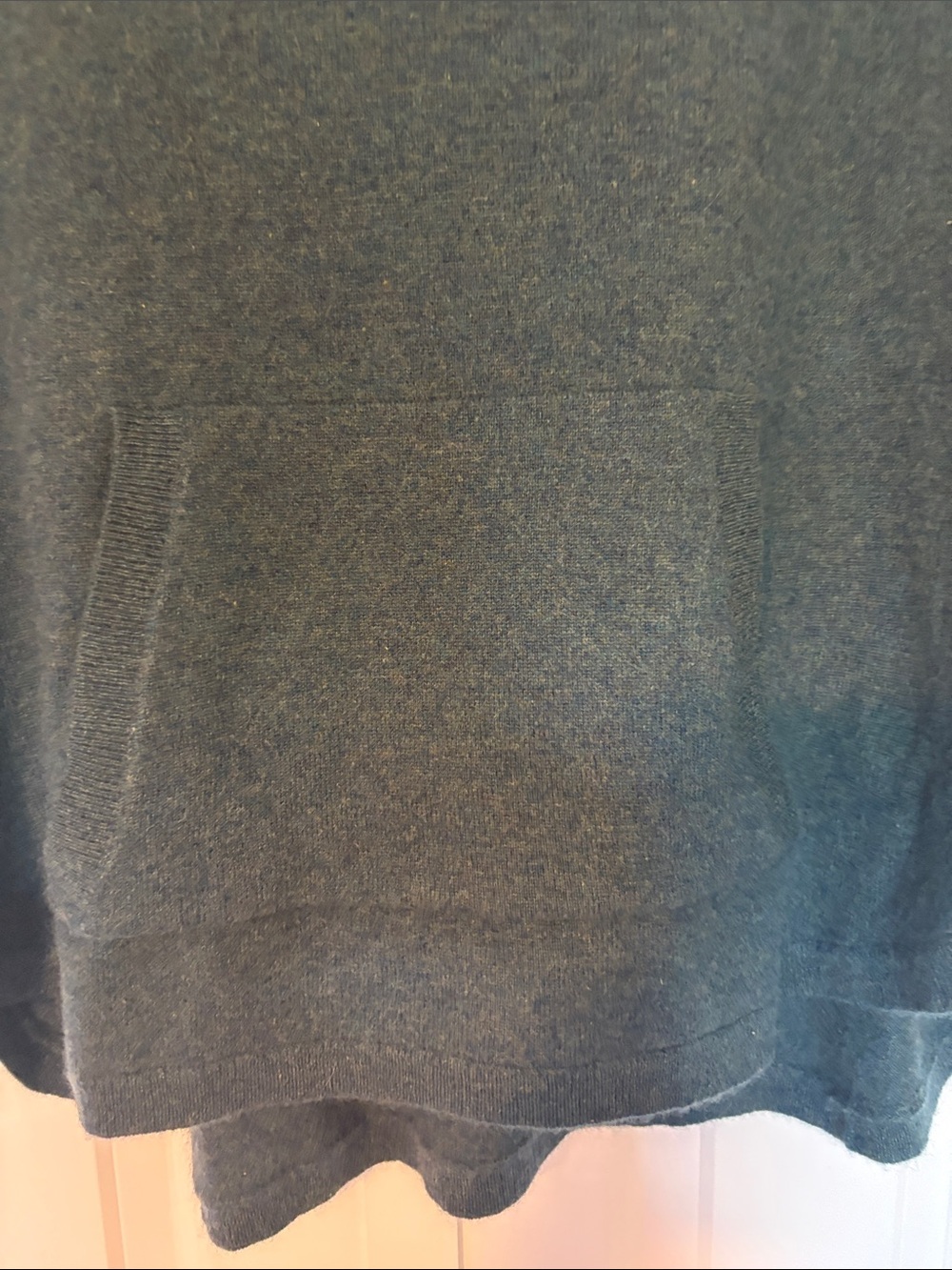 Women’s cashmere Teal Turtleneck Pullover Sweater - Picture 3 of 7